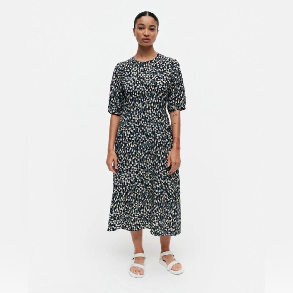 Marimekko Absidi Tuulahdus cupro dress - Size 44